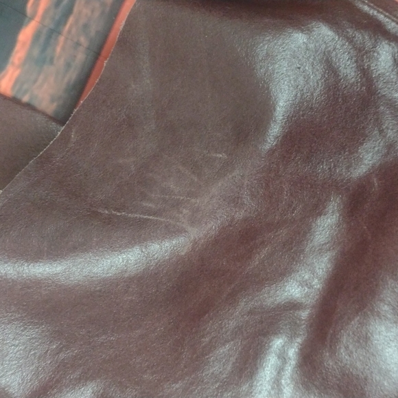 NWT Wilsons genuine leather maxima burgundy pants size 4 - Picture 3 of 7